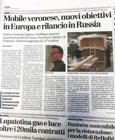 lignum consorzio distretto mobile verona padova rovigo_stampa_larena_business